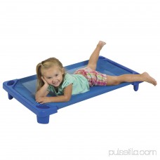 Streamline Cot Toddler Assembled - Blue 565617058
